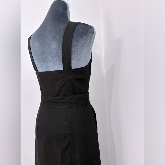A.L.C. Fitted Black Belted Dress Size 4 - Picture 6 of 11